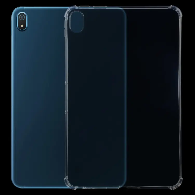0.75mm Four-corner Shockproof Transparent TPU Tablet Case, For Nokia T20
