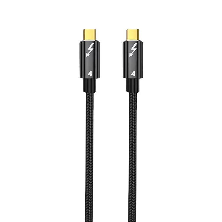 100W Type-C to Type-C Thunderbolt 4 Full-function Data Cable, 0.3m, 0.5m, 0.8m, 1m