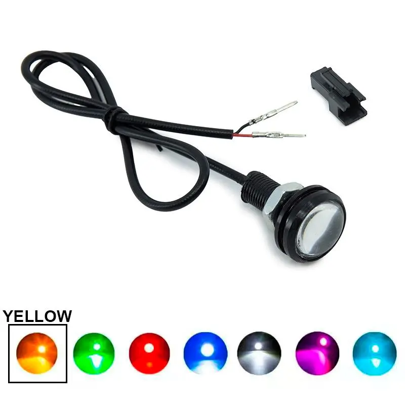 12V Eagle Eye LED gelb