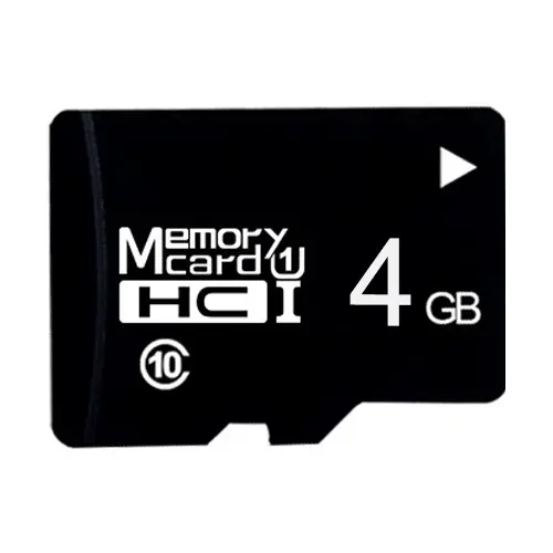 4GB High Speed Class10 Black TF Memory Card, 4GB
