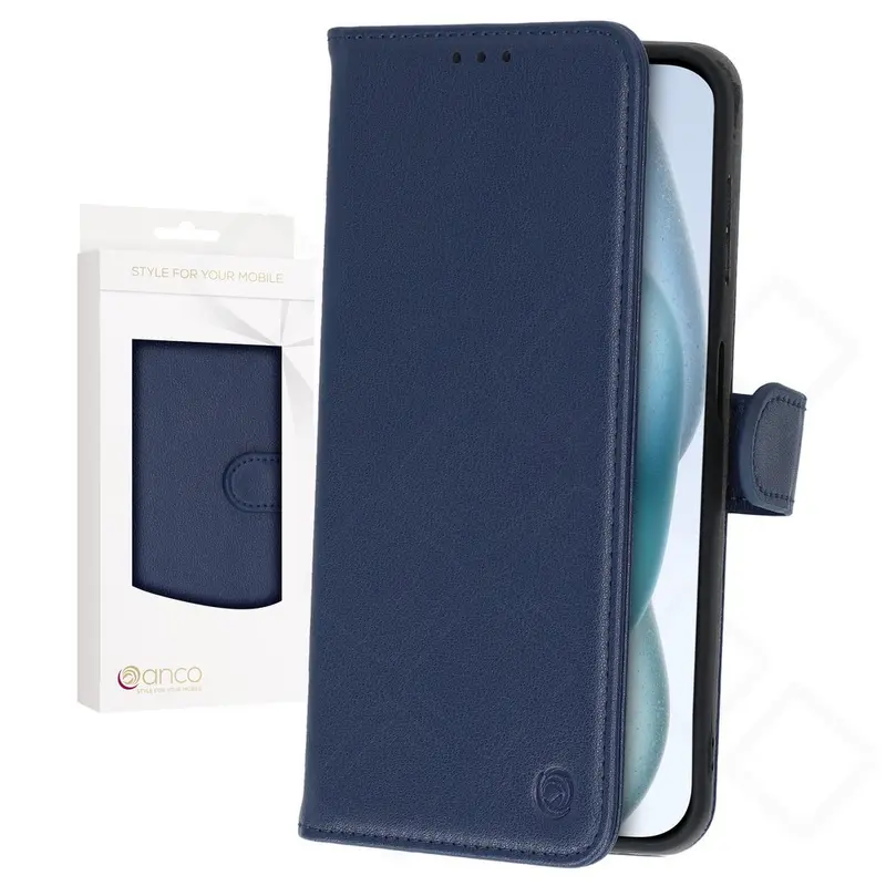 anco Basic Bookcase für Apple iPhone 15 Plus