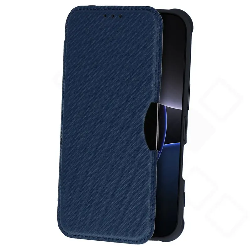 anco Bookcase Carbon Look für Apple iPhone 16 Pro