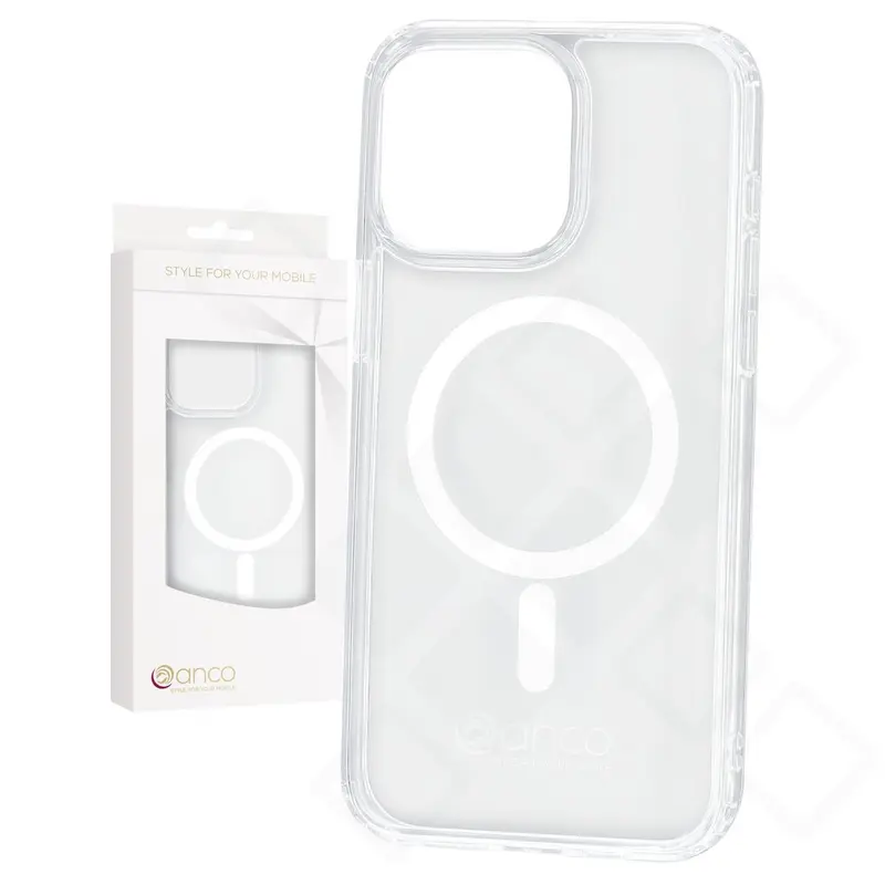 anco Magnetic Case für Apple iPhone 15 Pro Max – Kristallklar
