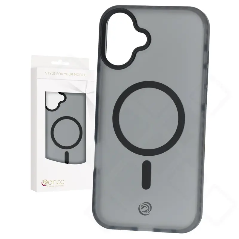 anco Magnetic Protect Case für Apple iPhone 16 Plus – Schwarz