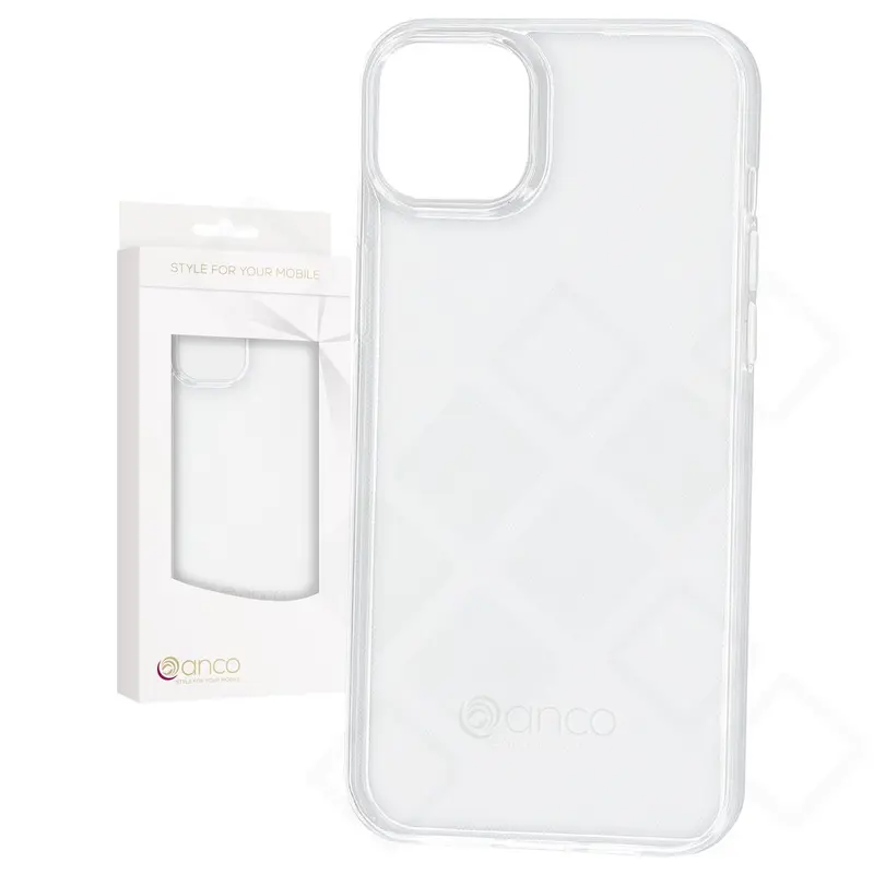 anco Super Slim Case für Apple iPhone 15 Plus – Transparent