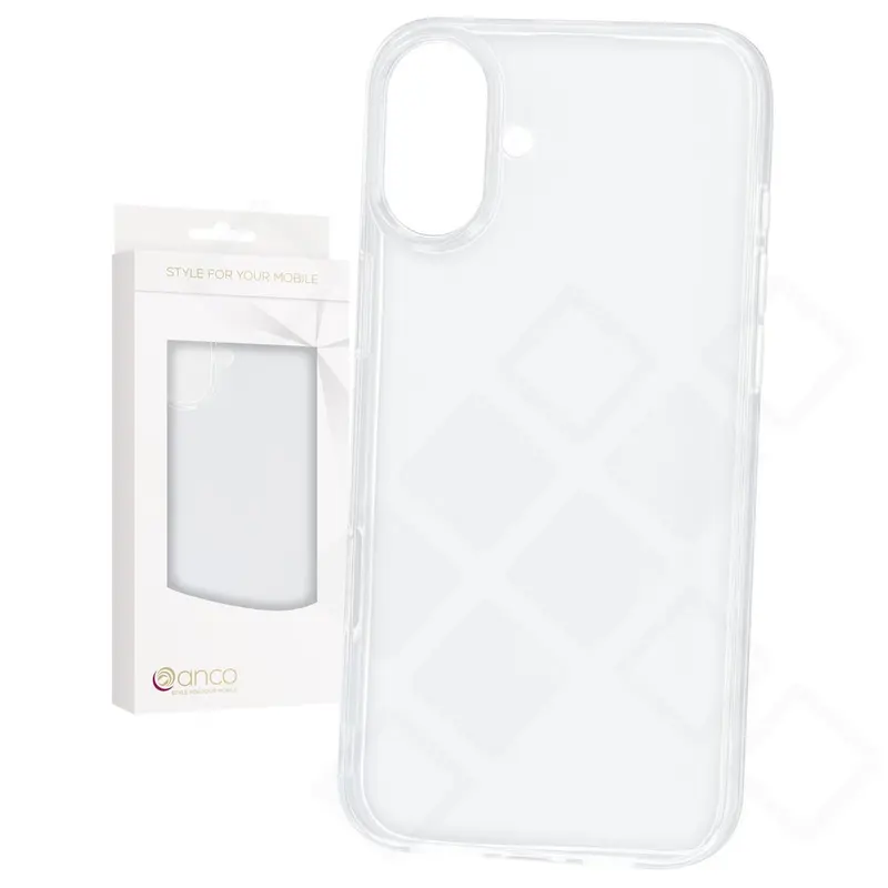 anco Super Slim Case für Apple iPhone 16 Plus – Transparent