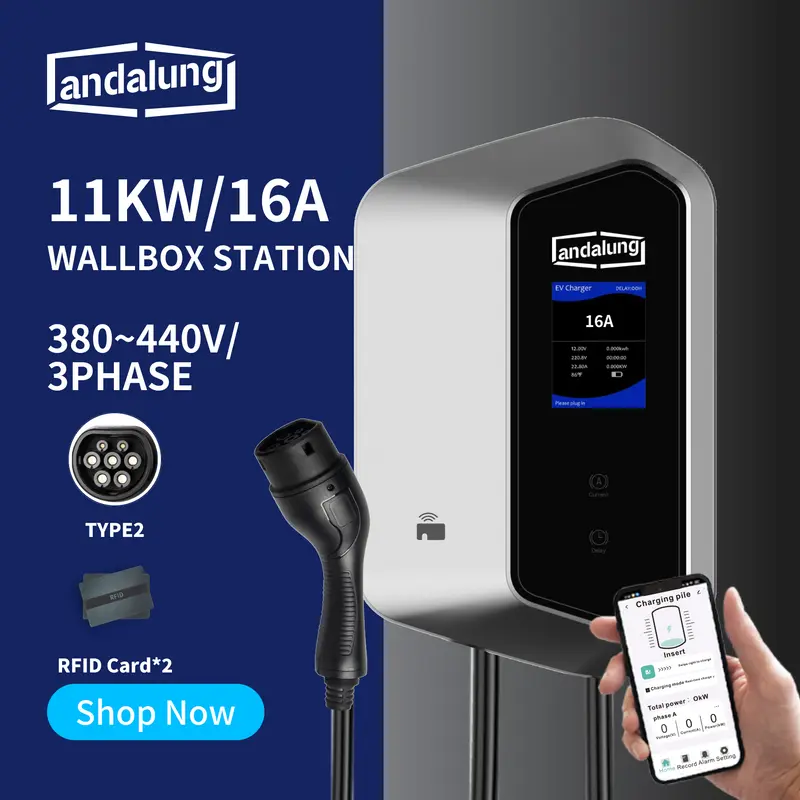 Andalung Wallbox 11 KW 10m Kabel