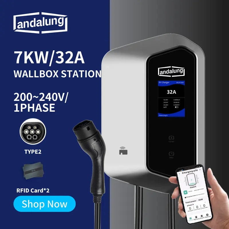 Andalung Wallbox 7 KW 10m Kabel