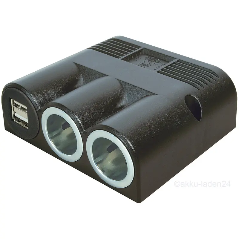 Aufbau Power Steckdose mit 2xUSB 2,5A und 2x Zigarettenanzünder 12V / 24V