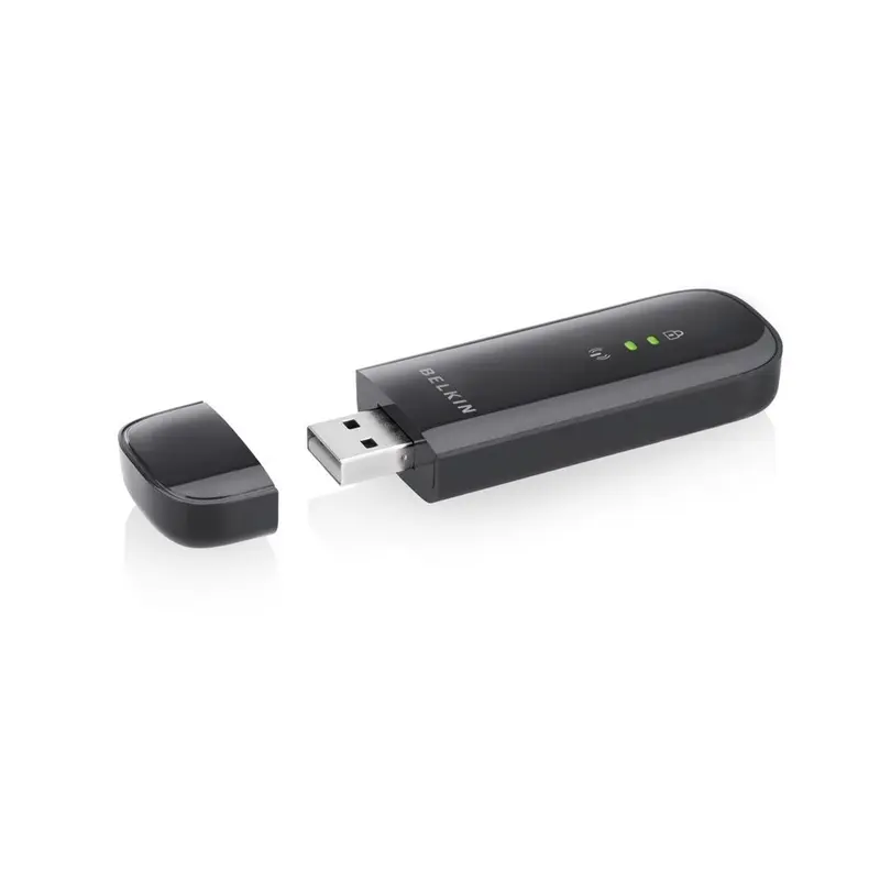 Belkin Wireless Play N600 USB-Stick schwarz - A+