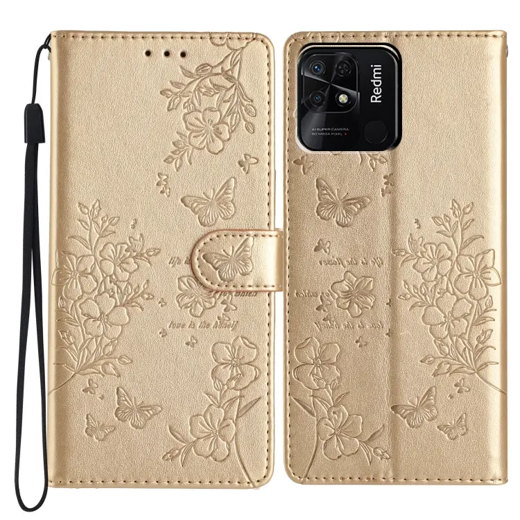 Butterflies and Flowers Leather Phone Case, Series 1