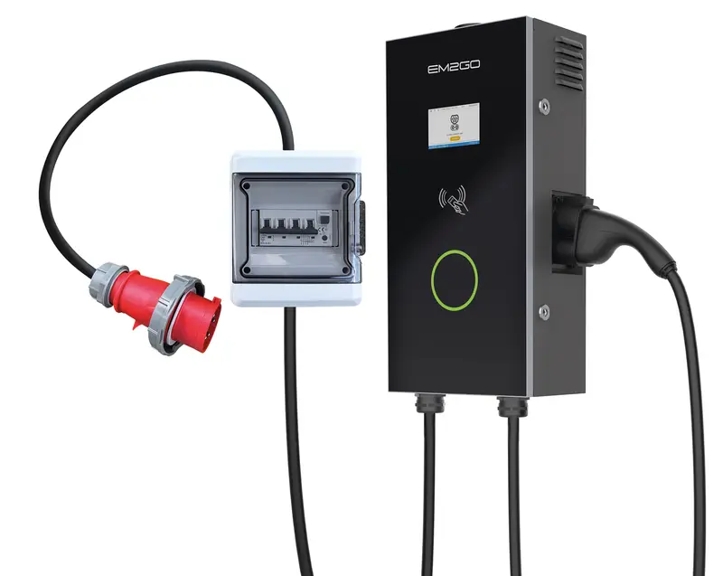 DC Wallbox Ultra Compact 20kW 5m CCS2 RFID+LAN+WLAN+4G