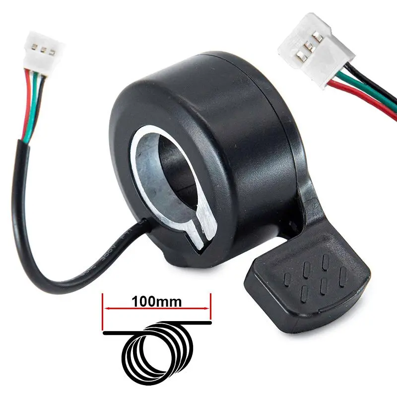 Gashebel schwarz 100mm