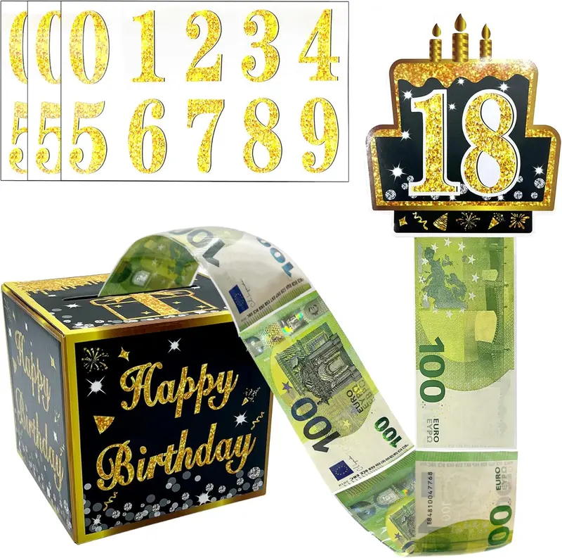 Geschenkbox für Geldgeschenke – Handgemachte Explosionsbox für Geburtstag