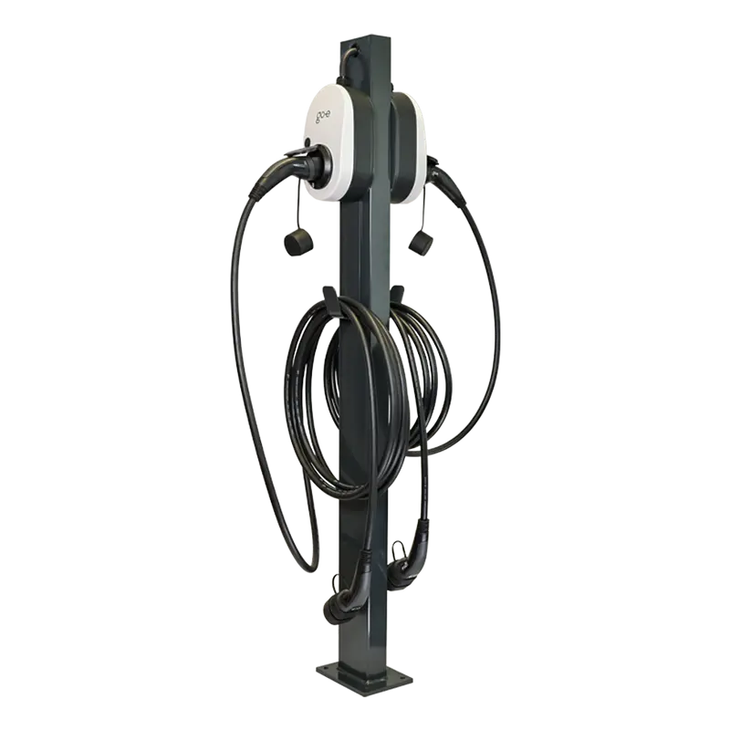 go-e twin Standfuß mit Kabelhalterung