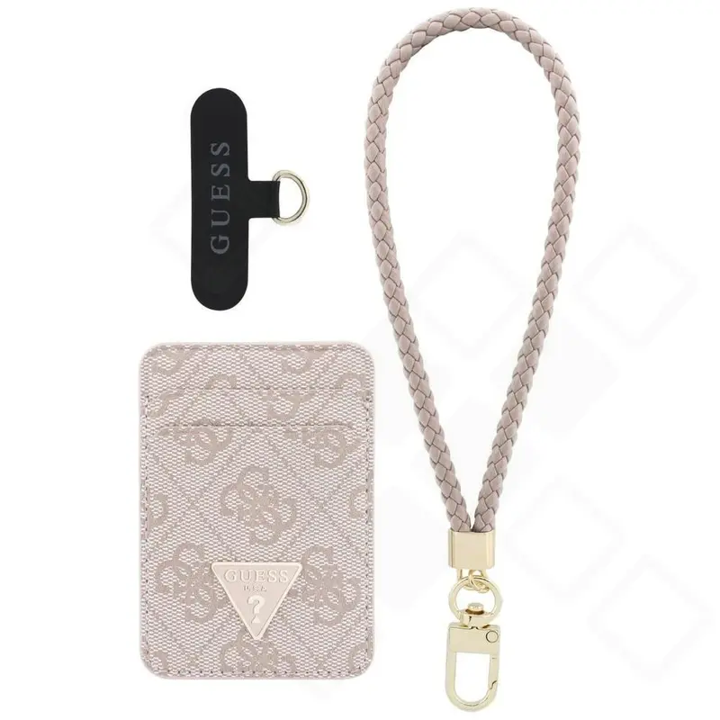Guess Triangle Magnetic Card Holder + Phone Strap