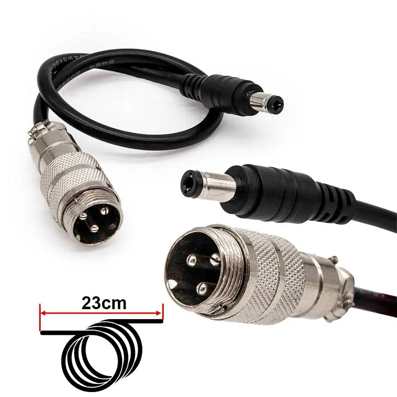 GX16 zu DC 55x25 Adapter für Ladegeräte