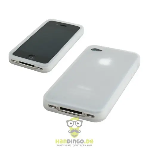 iCandy Silikon Case für iPhone 4 weiß - Neu