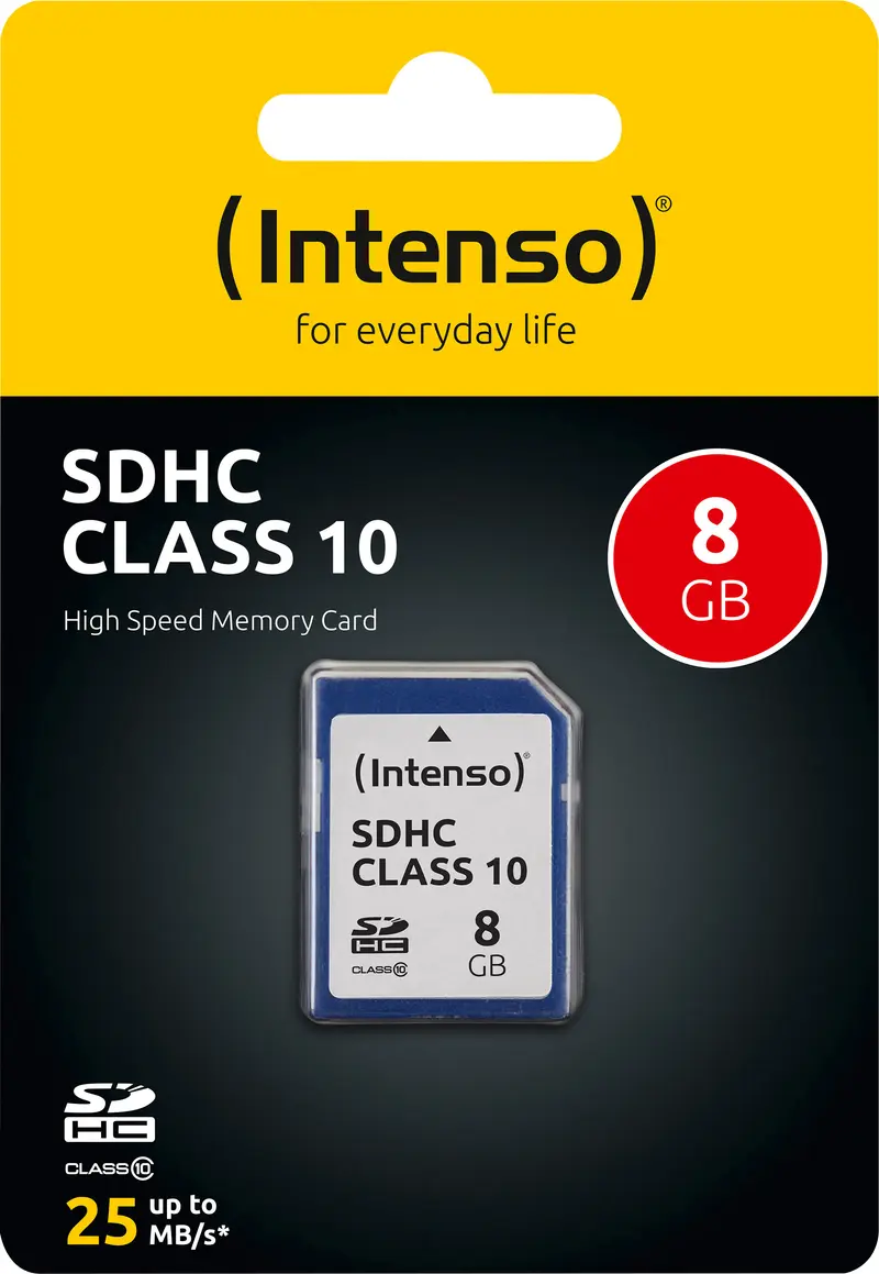 INTENSO SDHC-Card 8GB, Class 10