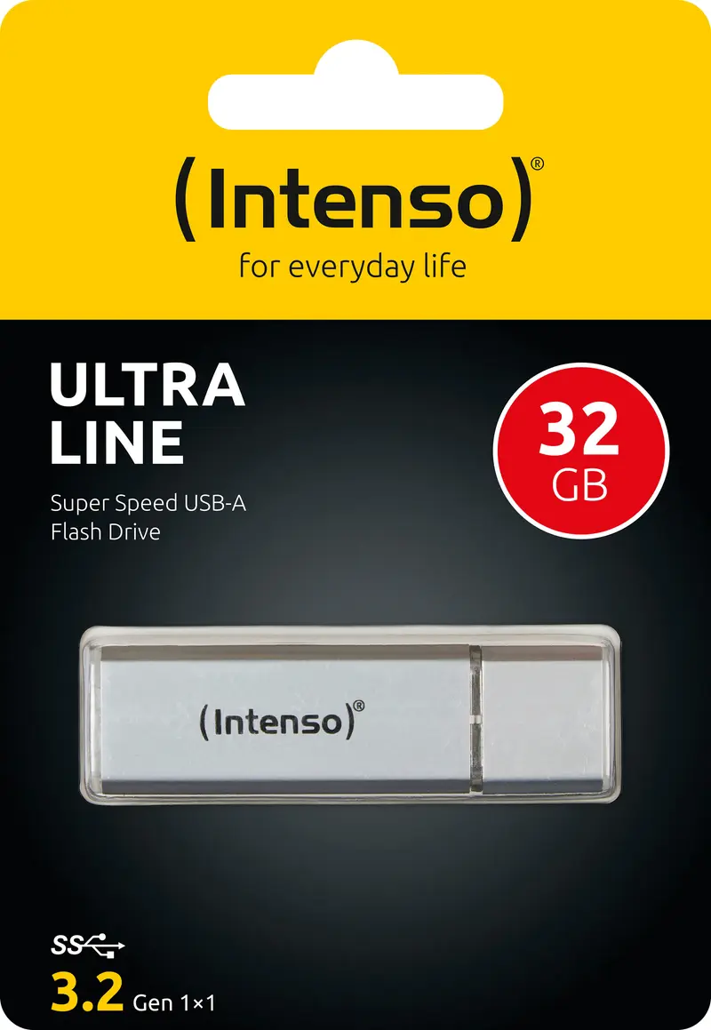 INTENSO USB 3.2 Stick 32GB, Ultra Line, silber