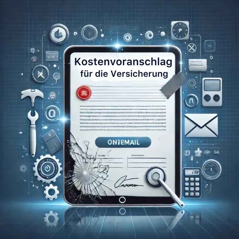 iPad Kostenvoranschlag für die Versicherung