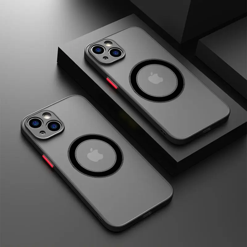 iPhone 14 Pro luxuriöse magnetische Case mit MagSafe