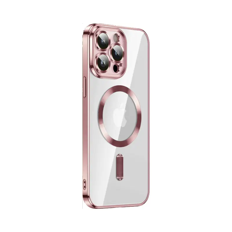 iPhone 14 Pro Transparente Case mit farbigen Akzenten & MagSafe