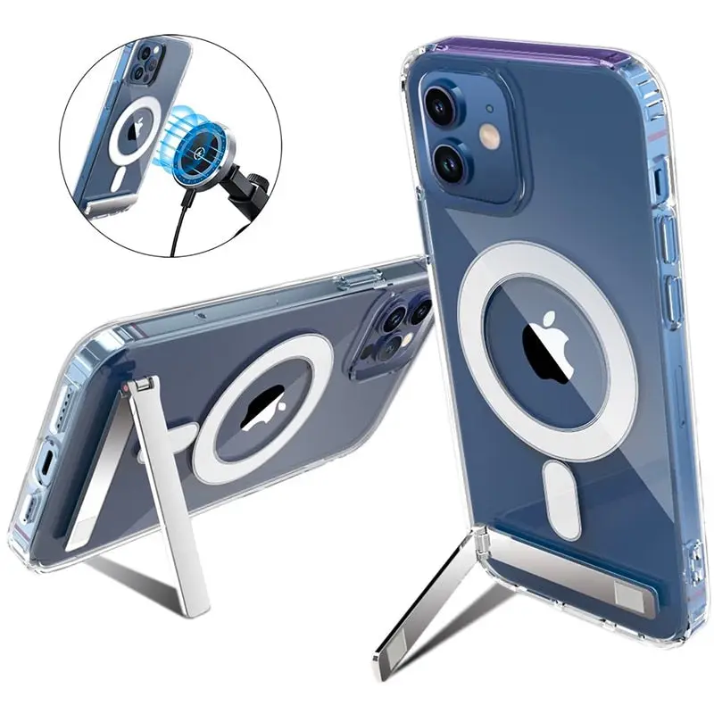 iPhone 15 Pro Clear Case mit MagSafe & Ständer