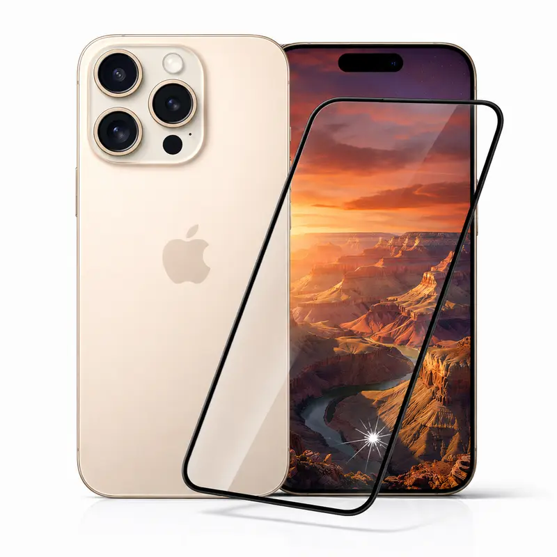 iPhone 15 Pro Panzerglas Full Cover
