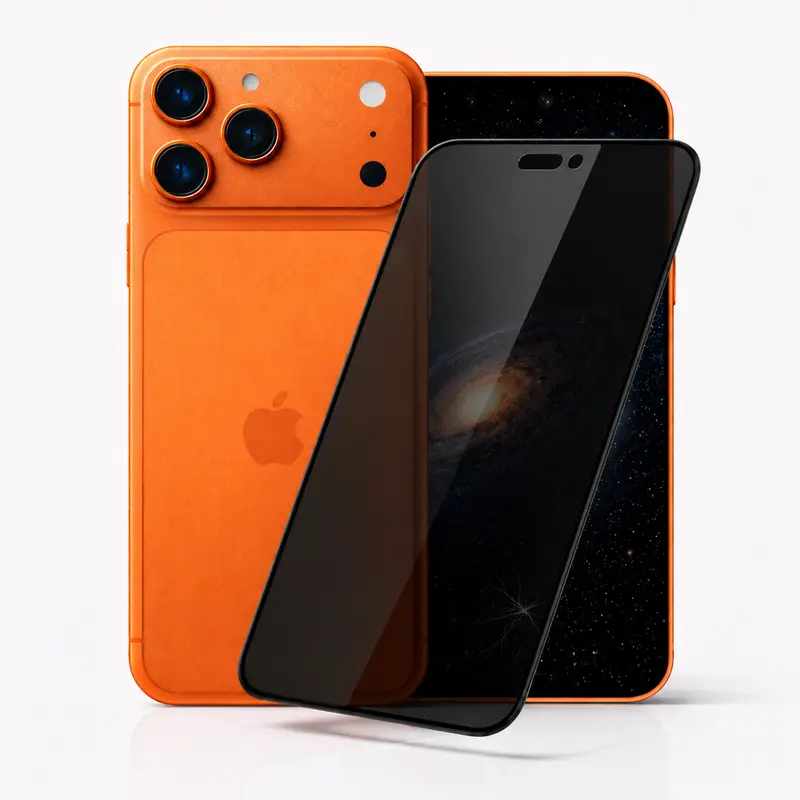 iPhone 17 Pro Panzerglas Sichtschutz - Privacy 9H