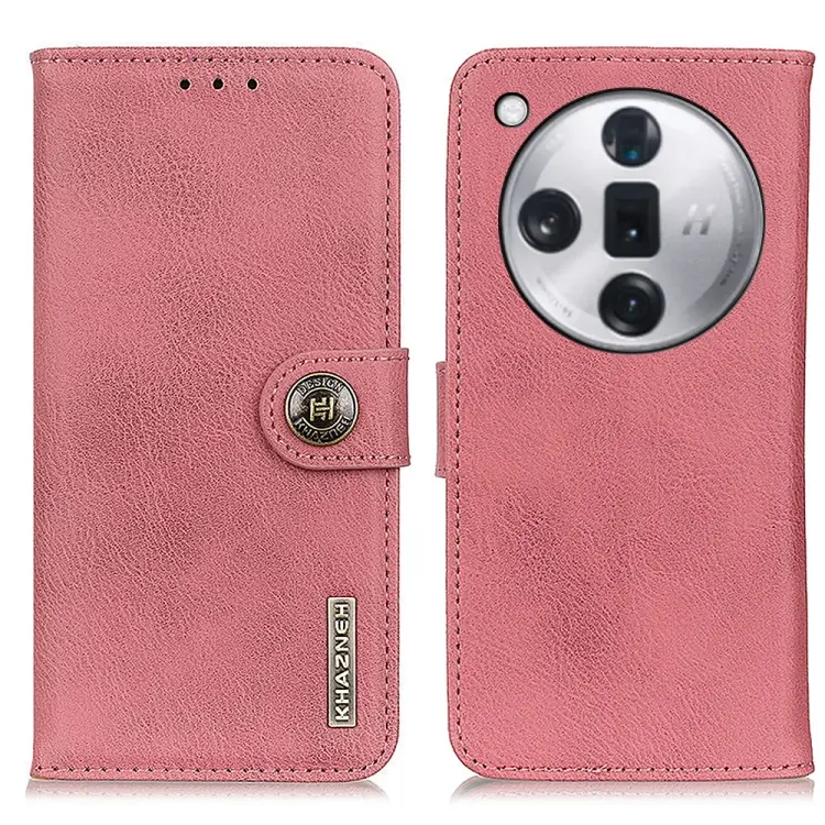 KHAZNEH Cowhide Texture Flip Leather Phone Case, Series 1