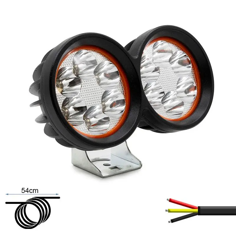 LED Doppelscheinwerfer 12V/72V