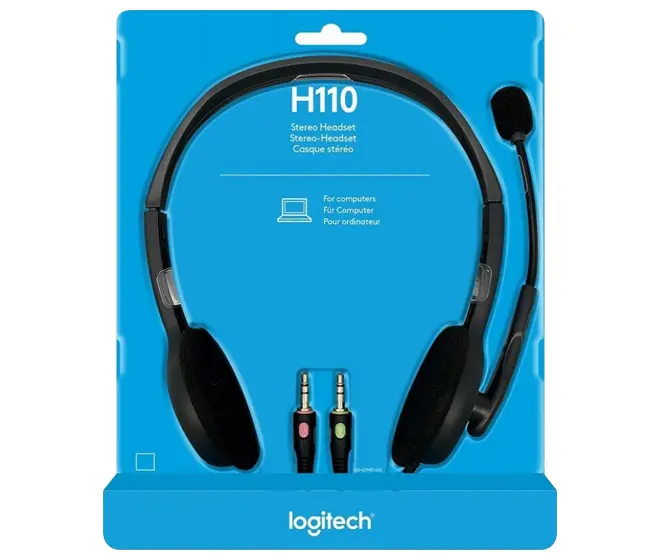 LOGITECH Headset H110, Audio, Stereo