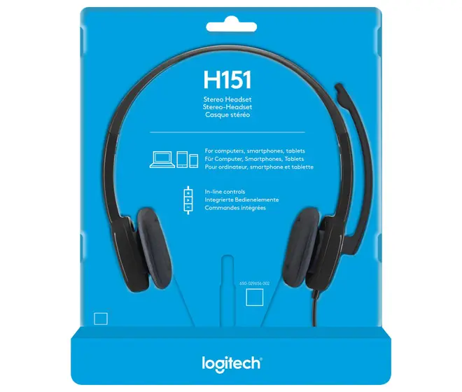LOGITECH Headset H151, Audio, Stereo