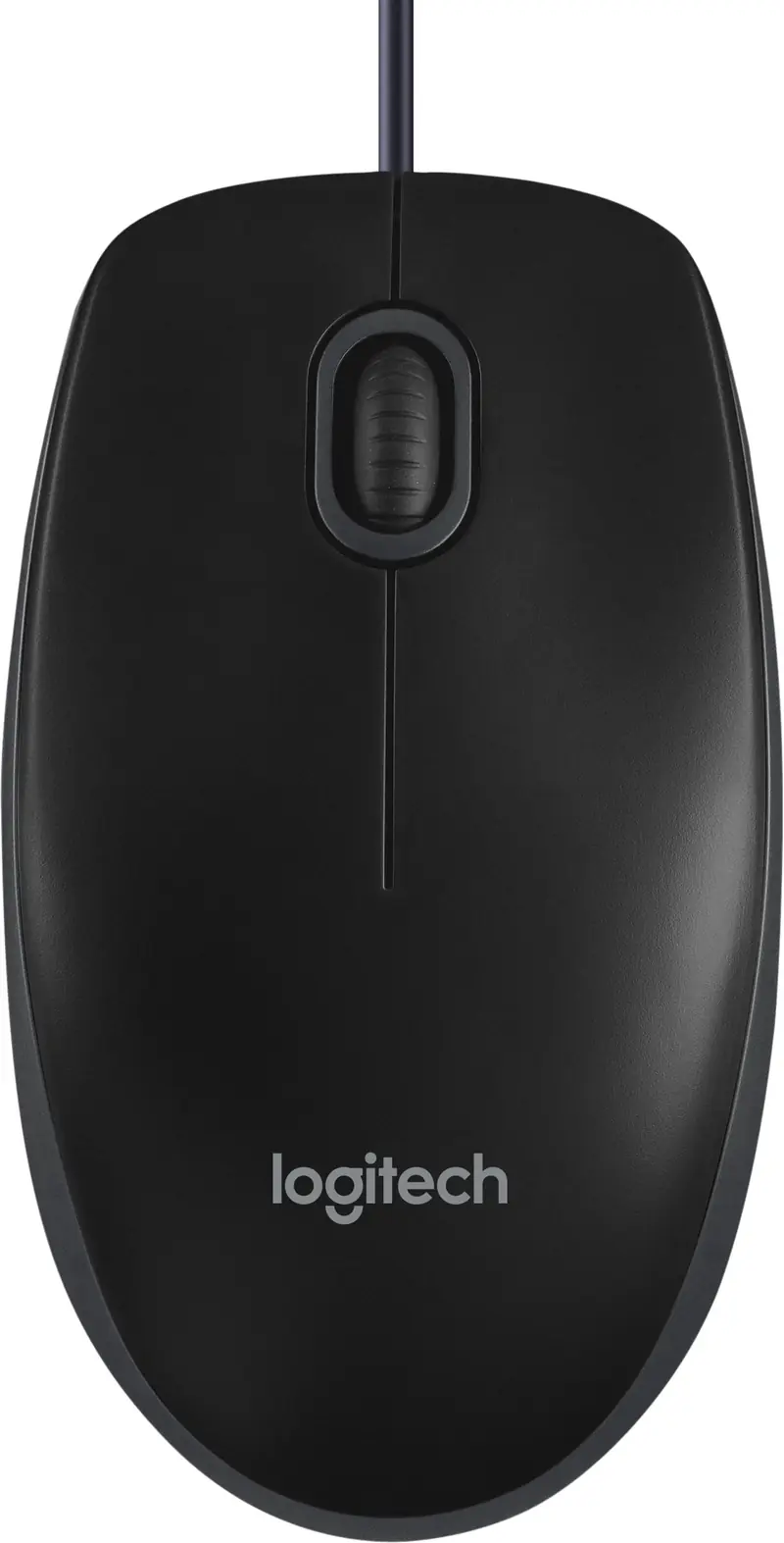 LOGITECH Maus B100, USB, schwarz