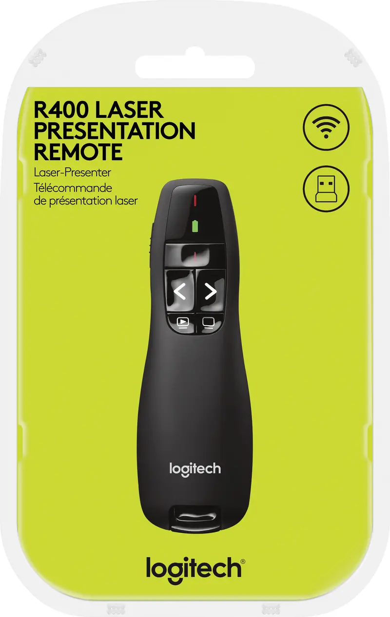 LOGITECH Presenter R400, Wireless, schwarz