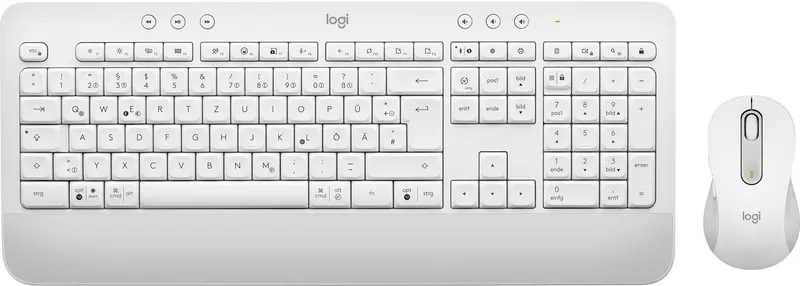 LOGITECH Tastatur-Maus Set MK650, Wireless, Bluetooth, weiss