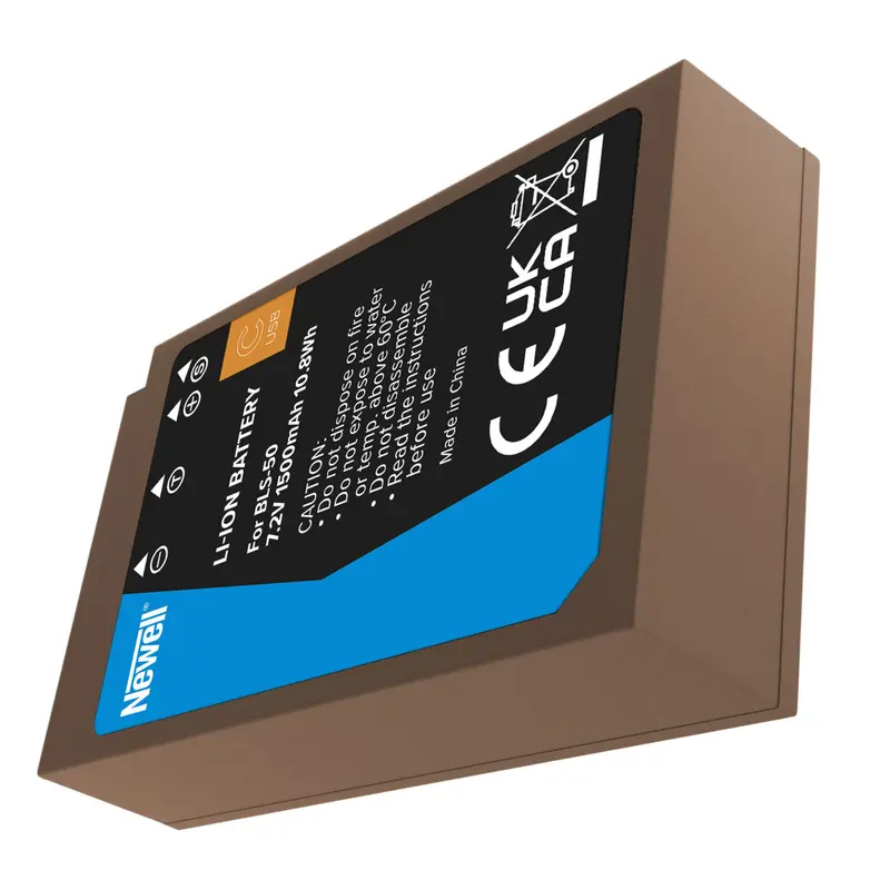 Newell Akku BLS-50 USB-C für Olympus