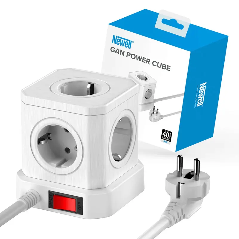 Newell GaN Power Cube 9in1 – White