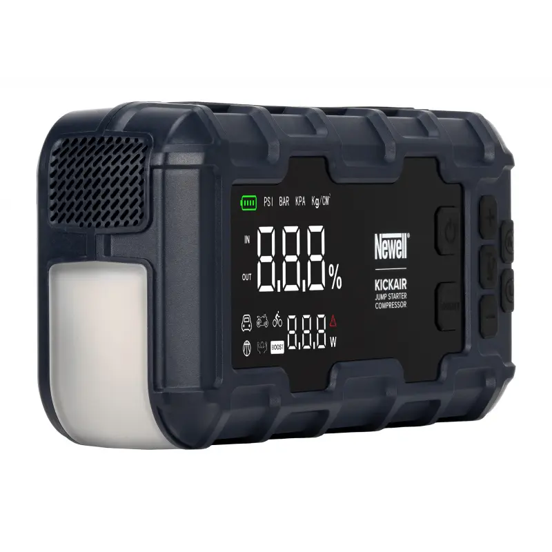 Newell KickAir Jump Starter mit Kompressor und Powerbankfunktion