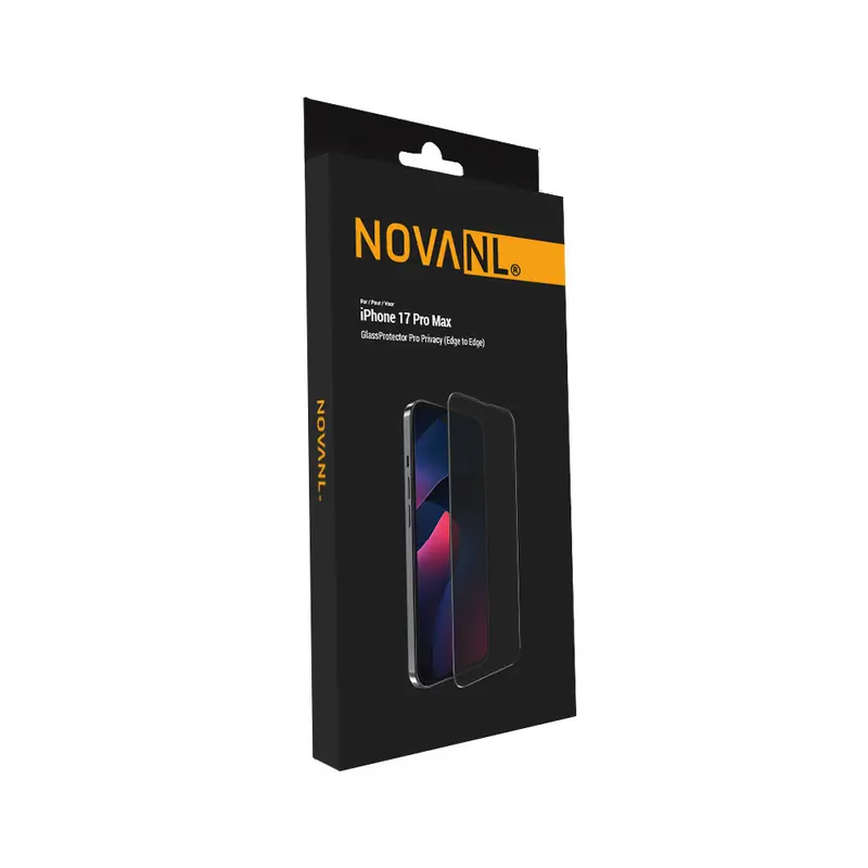 NovaNL Privacy-Glas – iPhone 13 bis 17 · Blickschutz & randlos 9H