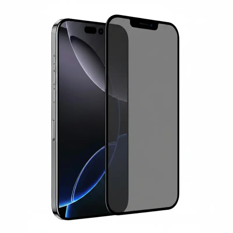 okkes Privacy Panzerglas 3D für Apple iPhone 15 Pro Max