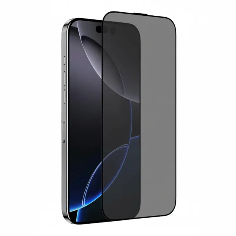 okkes Privacy Panzerglas 3D für Apple iPhone 15 Pro