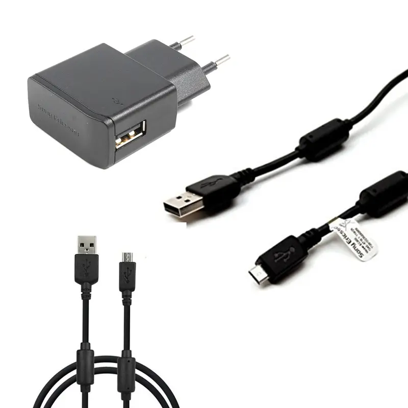 Original Sony Netzteil und Ladegerät, USB, Micro USB