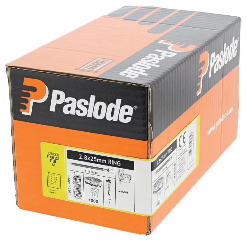 Paslode Pack IM45 GN Haftennägel 2,8x25 RS A2 - 142201