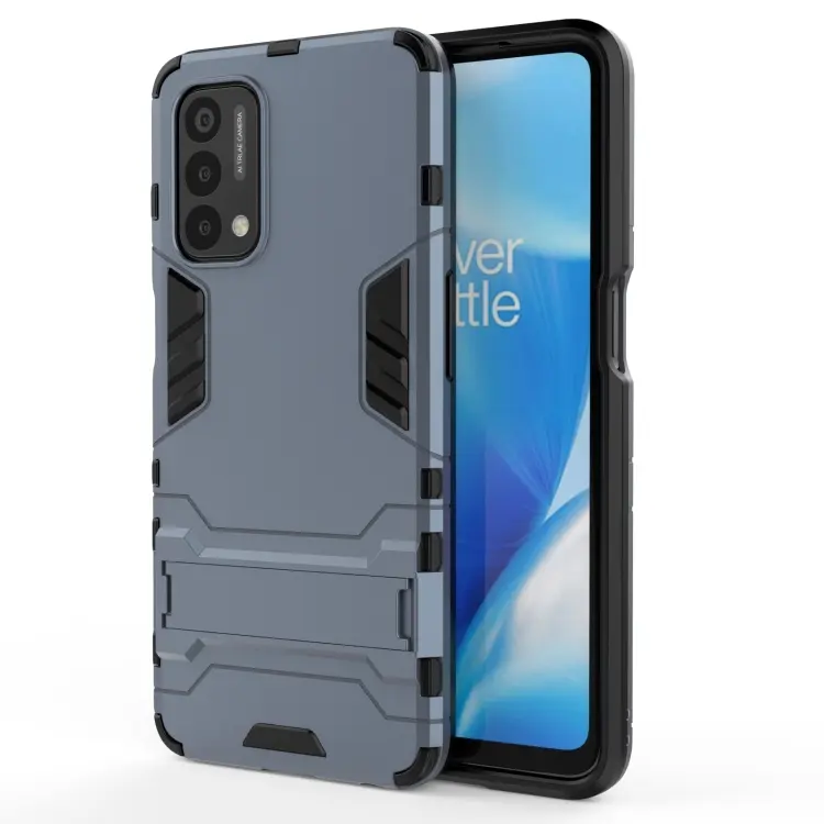 PC + TPU Shockproof Protective Case with Holder, For OnePlus Nord N200 5G