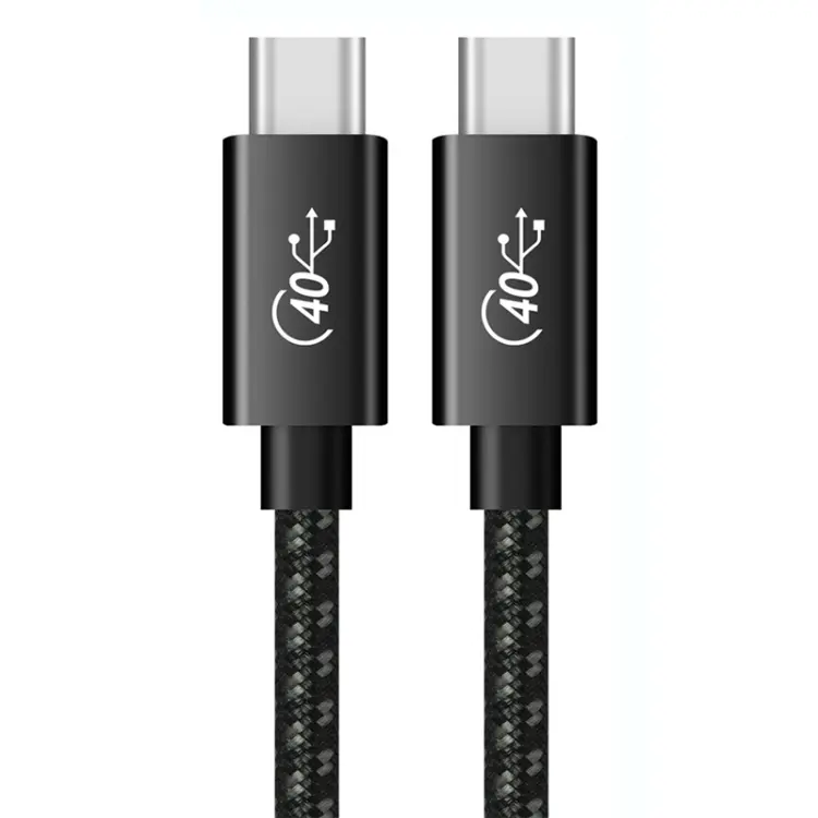 PD 100W USB-C / Type-C to USB-C / Type-C Thunderbolt 4 Full-function Data Cable, 0.5m, 1m, 1.5m, 2m