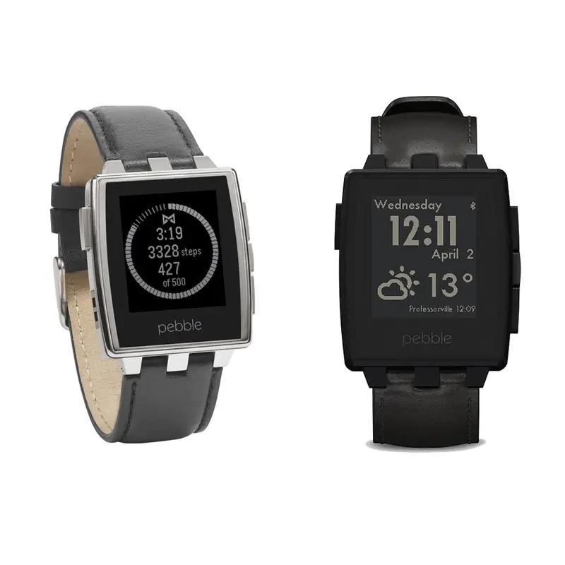 Pebble Steel Smartwatch 401 für iPhone and Android