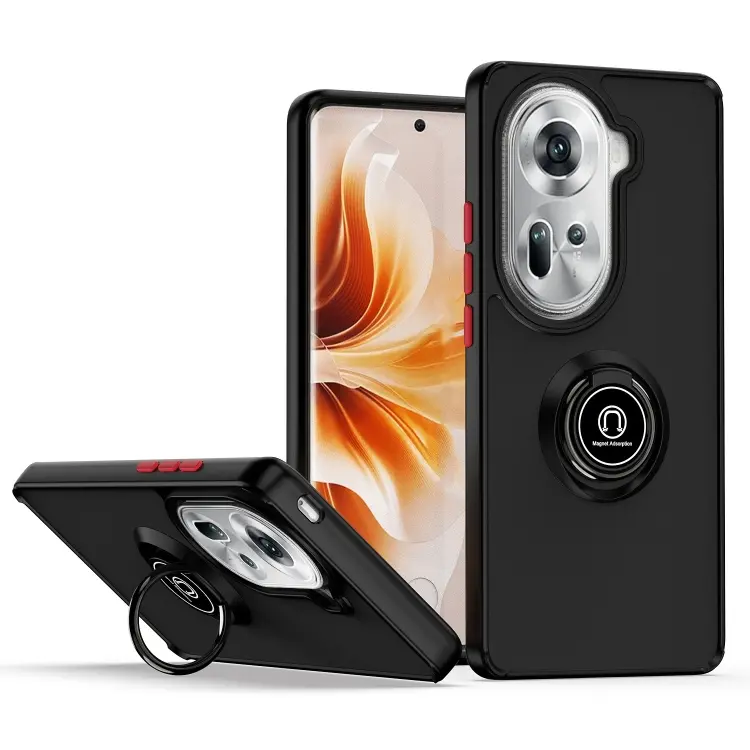 Q Shadow 1 Series TPU + PC Phone Case with Ring, Series 1