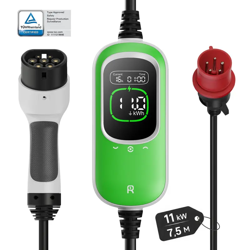 Rheidon 11 kW Portable EV Charger PC100-11K